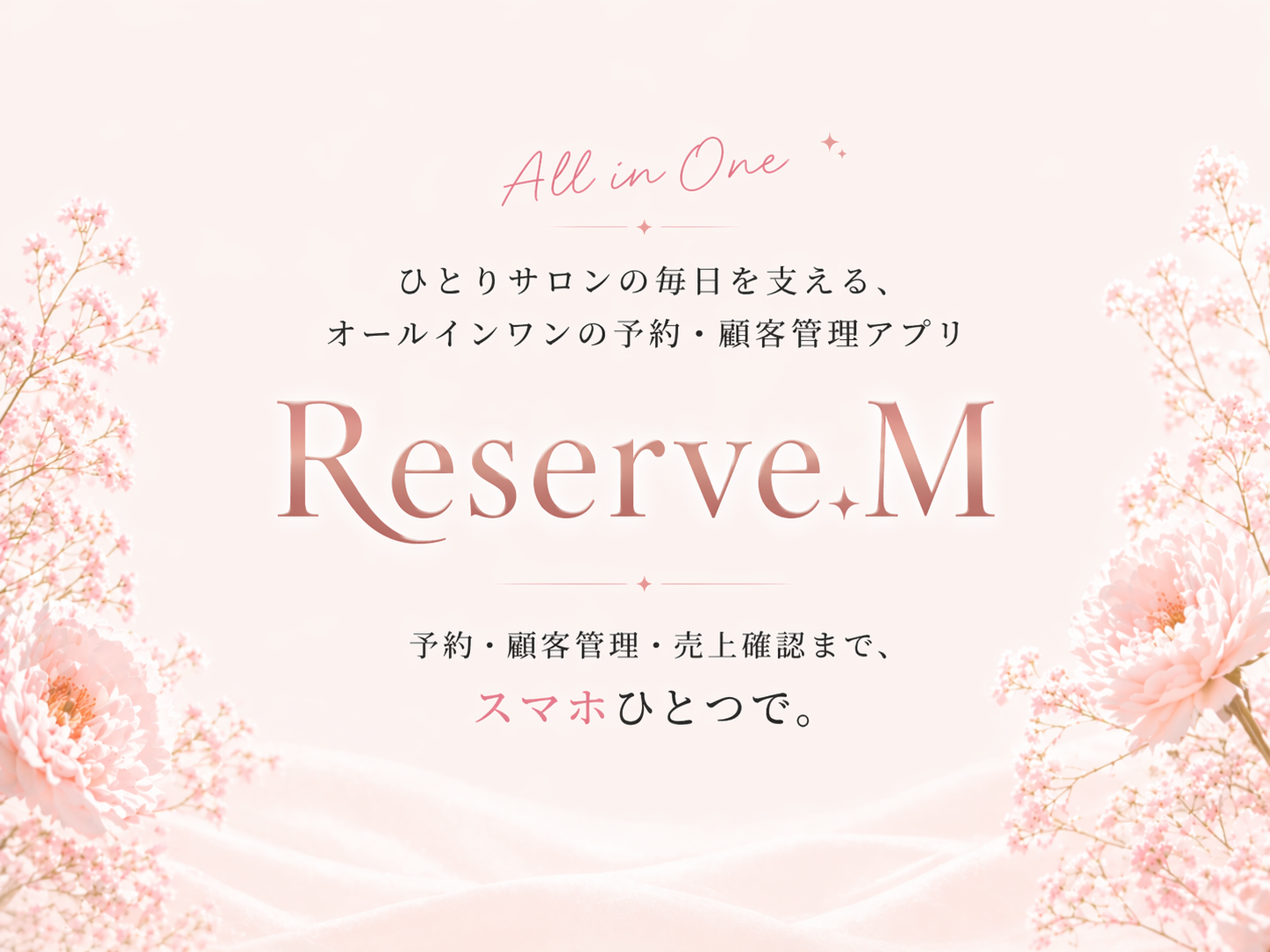Reserve.Mのオールインワンメッセージ